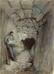Rock Cut Conduit Under Robinsons Arch, Jerusalem
